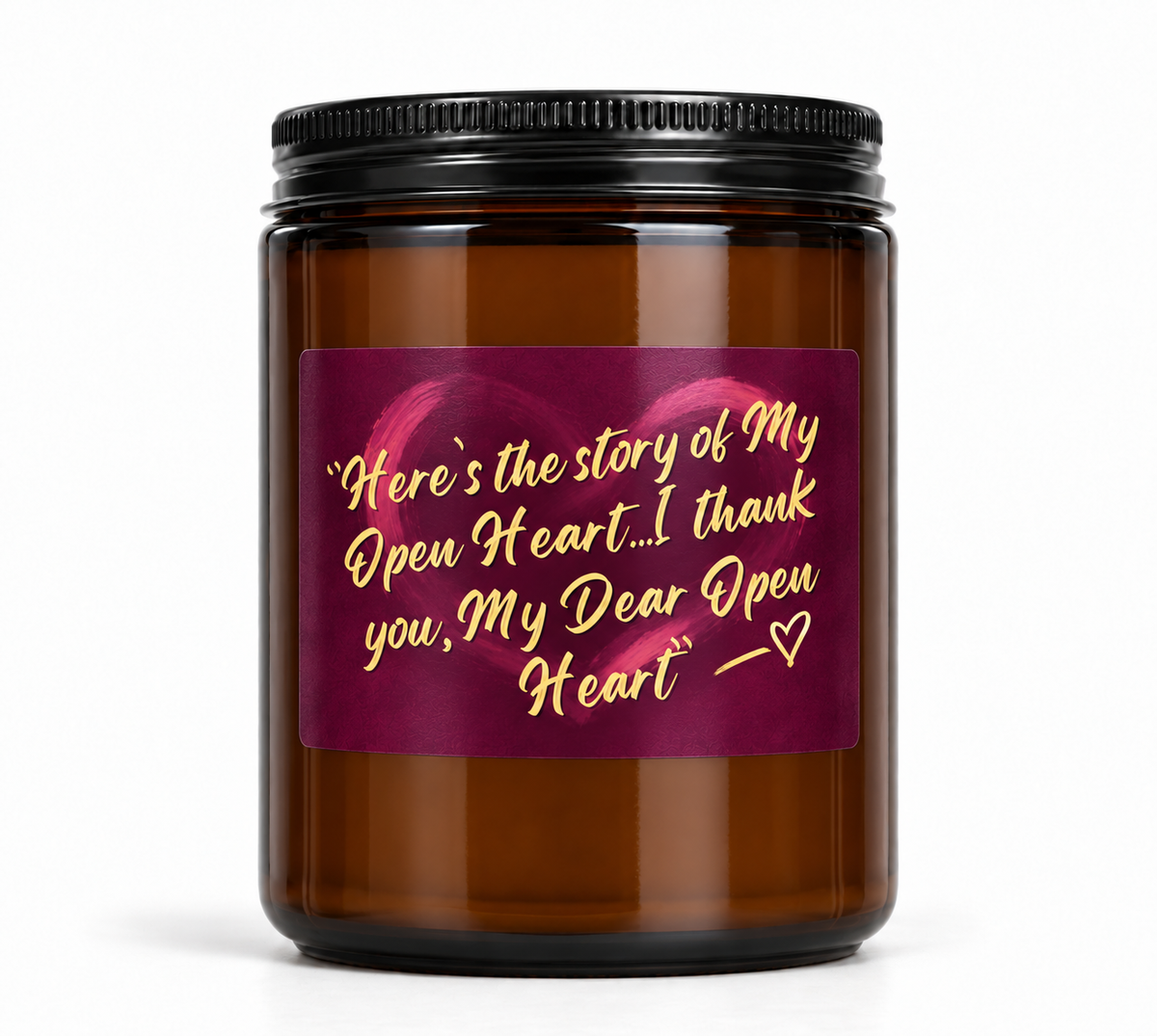 My Open Hart Scented Candle
